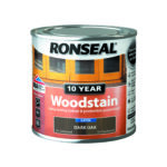 Ronseal 10 Year Woodstain Satin 250ml Dark Oak