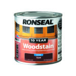 Ronseal 10 Year Woodstain Satin 250ml Teak