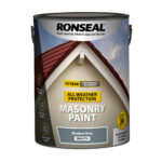 Ronseal All Weather UV Protection Smooth Masonry Paint 5L Shadow Grey