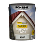 Ronseal All Weather UV Protection Smooth Masonry Paint 5L Stone Grey