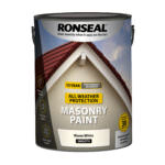 Ronseal All Weather UV Protection Smooth Masonry Paint 5L Warm White