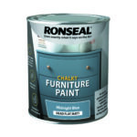 Ronseal One Coat Chalky Furniture Paint 750ml Midnight Blue