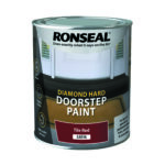 Ronseal Diamond Hard Doorstep Paint Hard Wearing Tile Red 750ml