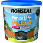 Ronseal Fence Life Plus Garden UV Potection Shed & Fence Paint 5L Charcoal Grey