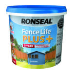 Ronseal Fence Life Plus Garden UV Potection Shed & Fence Paint 5L Cornflower