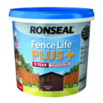 Ronseal Fence Life Plus Garden UV Potection Shed & Fence Paint 5L Country Oak
