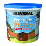 Ronseal Fence Life Plus Garden UV Potection Shed & Fence Paint 5L Medium Oak