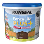 Ronseal Fence Life Plus Garden UV Potection Shed & Fence Paint 9L Medium Oak