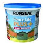 Ronseal Fence Life Plus Garden UV Potection Shed & Fence Paint 5L Willow