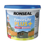 Ronseal Fence Life Plus Garden UV Potection Shed & Fence Paint 9L Willow