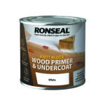 Ronseal Knot Block Wood Primer and Undercoat White 250ml