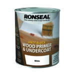Ronseal Knot Block Wood Primer and Undercoat White 750ml