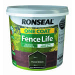 Ronseal One Coat Fence Life Shed & Fence Paint 5L Forest Green