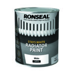 Ronseal Stays White Radiator Paint White Satin 750ml
