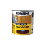 Ronseal Quick Dry Woodstain Satin 2.5L Dark Oak