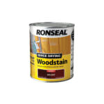 Ronseal Quick Drying Woodstain Gloss 250ml Walnut