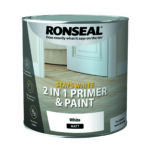 Ronseal Stays White 2 in 1 Primer and Paint Matt 2.5L White