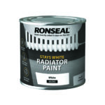 Ronseal Stays White Radiator Paint White Gloss 250ml