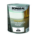 Ronseal Stays White Ultra Tough White Gloss Wood Paint White 750ml