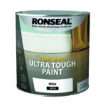 Ronseal Stays White Ultra Tough White Satin Wood Paint 2.5L