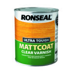 Ronseal Mattcoat Ultra Tough Clear Varnish 750ml