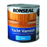Ronseal Exterior Yacht Varnish Clear Satin 1L