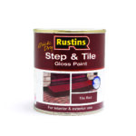 Rustins Quick Drying Step and Tile Paint Gloss 1L RED