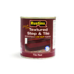 Rustins Textured Step and Tile Paint 500ml  Red