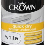 Crown 750ml Quick Dry Primer Undercoat White
