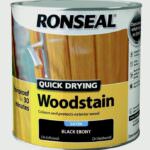 Ronseal Quick Dry Woodstain Satin 2.5L Ebony