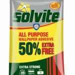 Solvite Extra Strong All Purpose Wallpaper Paste Adhesive 4.5 Rolls