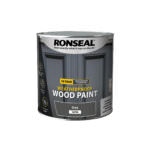 Ronseal 10 Year Weatherproof Wood Paint Satin 2.5L Grey