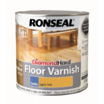 Ronseal Diamond Hard Floor Varnish Light Oak Satin 2.5L