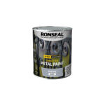 Ronseal Direct to Metal Paint Gloss 750ml Steel Grey