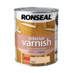 Ronseal Quick Dry Gloss Interior Varnish 750ml Clear