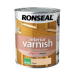 Ronseal Quick Dry Matt Interior Varnish 750ml Clear
