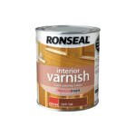 Ronseal Quick Dry Gloss Interior Varnish 750ml Dark Oak