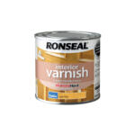 Ronseal Quick Dry Satin Interior Varnish 250ml Light Oak