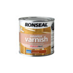 Ronseal Quick Dry Satin Interior Varnish 250ml Medium Oak