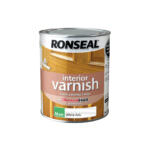 Ronseal Quick Dry Matt Interior Varnish 750ml White Ash