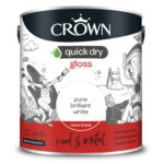 Crown 2.5L Quick Dry Gloss Pure Brilliant White