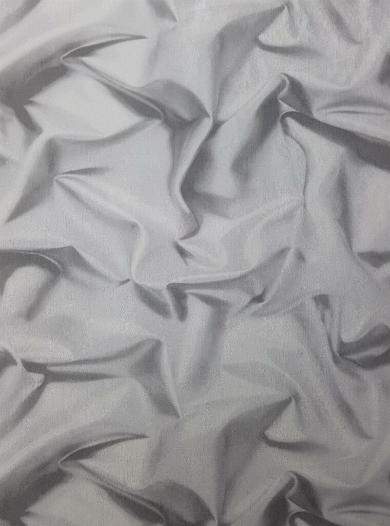 Debona Isabella Crushed Satin Wallpaper Faux Effect Silk Silver Grey Metallic Intu Diy